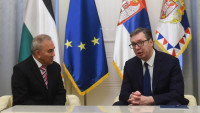 Vučić u oproštajnu posetu primio palestinskog ambasadora Muhameda Nabhana