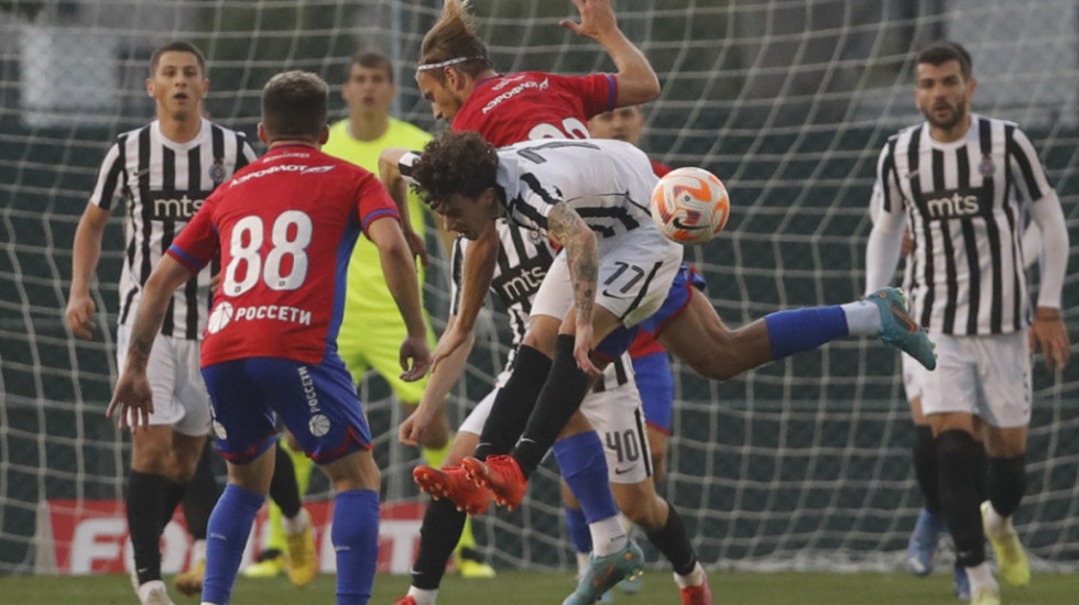Partizan na kraju priprema u Turskoj poražen u nadoknadi vremena od moskovskog CSKA 1:2