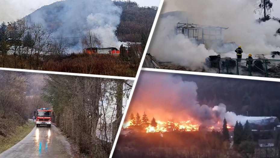 Požar u barakama bivšeg pogona nameštaja u užičkom naselju Turica pod kontrolom