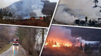 Požar u barakama bivšeg pogona nameštaja u užičkom naselju Turica pod kontrolom
