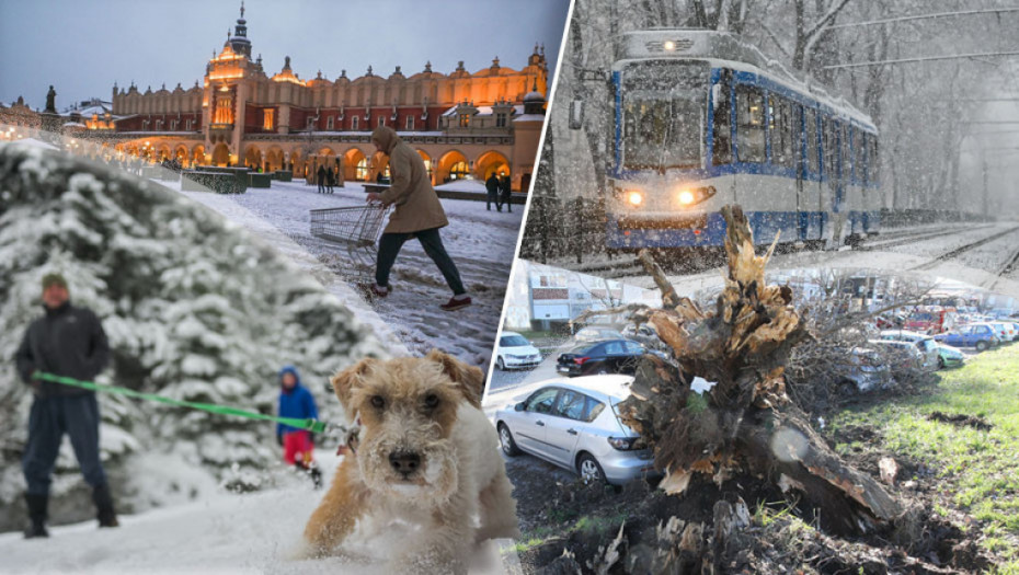 Sneg i jak vetar paralisali Evropu: U Crnoj Gori leteli krovovi, otkazani letovi u Turskoj, dve žrtve u Poljskoj