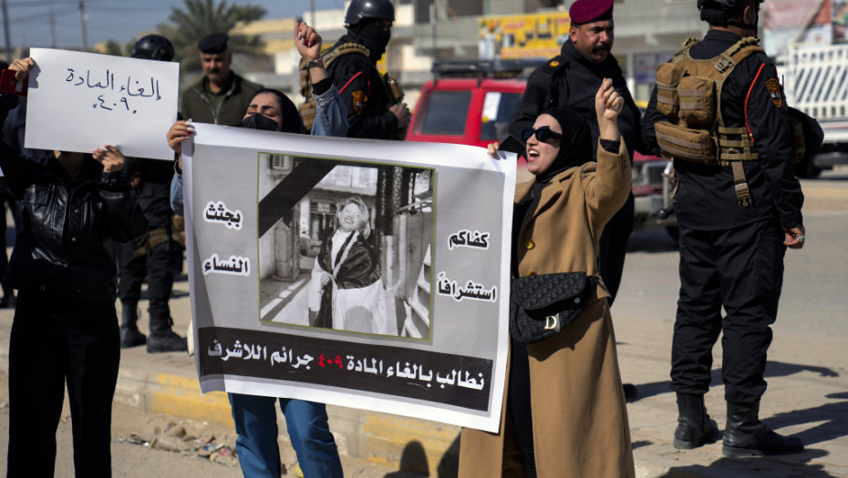Protest u Iraku zbog ubistva devojke: "U zločinu ubijanja žena nema časti"