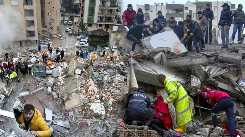 Razorni zemljotres u Turskoj i Siriji: Najmanje 3.600 mrtvih, spasioci tragaju za zatrpanima, tlo se ne smiruje