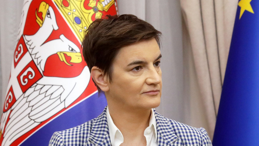 Brnabić: Sigurna sam da će službe saznati ko stoji iza protesta kod Predsedništva