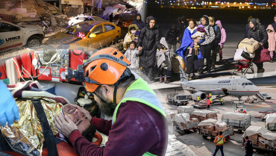 ZEMLJOTRES U TURSKOJ I SIRIJI Poginulo 23.000 ljudi, srpski tim spasio devojku 108 sati od potresa