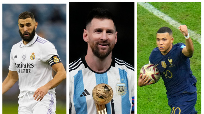FIFA saopštila skraćeni spisak: Mesi, Benzema i Mbape kandidati za igrača 2022. godine
