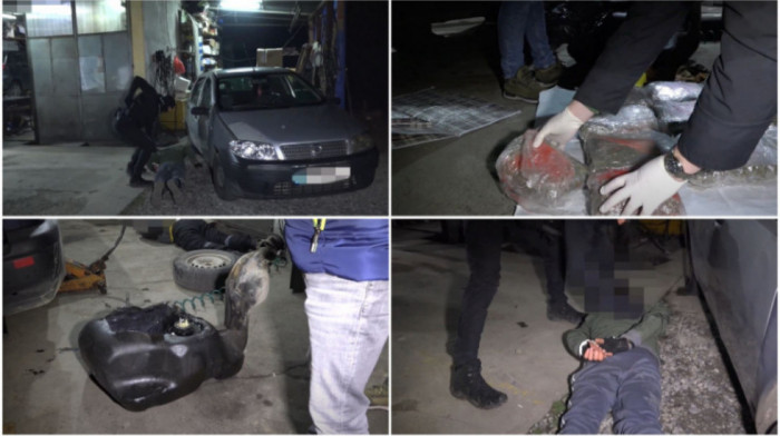Hapšenje u Beogradu: Osumnjičeni deset kilograma marihuane krili u specijalno izgrađenom bunkeru