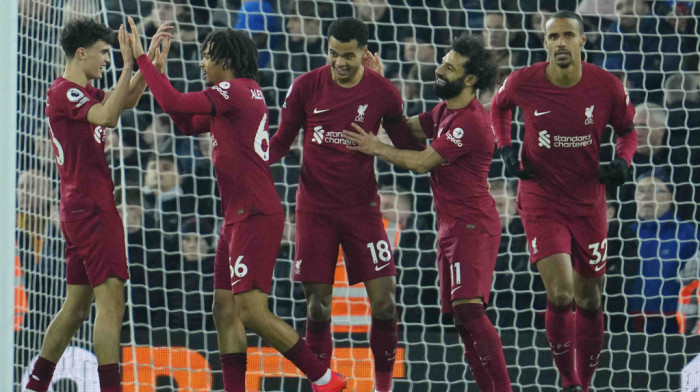 Liverpul slavio u "Mersisajd derbiju": Salah i Gakpo presudili Evertonu