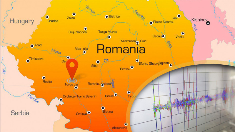 Rumunske oblasti Olt i Gorž pogodilo 14 zemljotresa niskog intenziteta