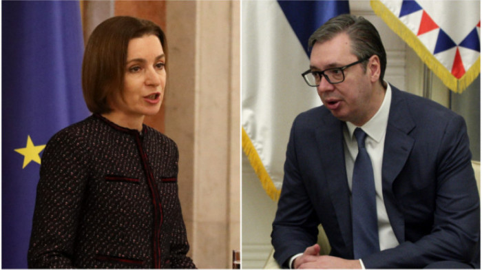 Vučić razgovarao s predsednicom Moldavije: Moguća otvorena pitanja biće rešavana dogovorom