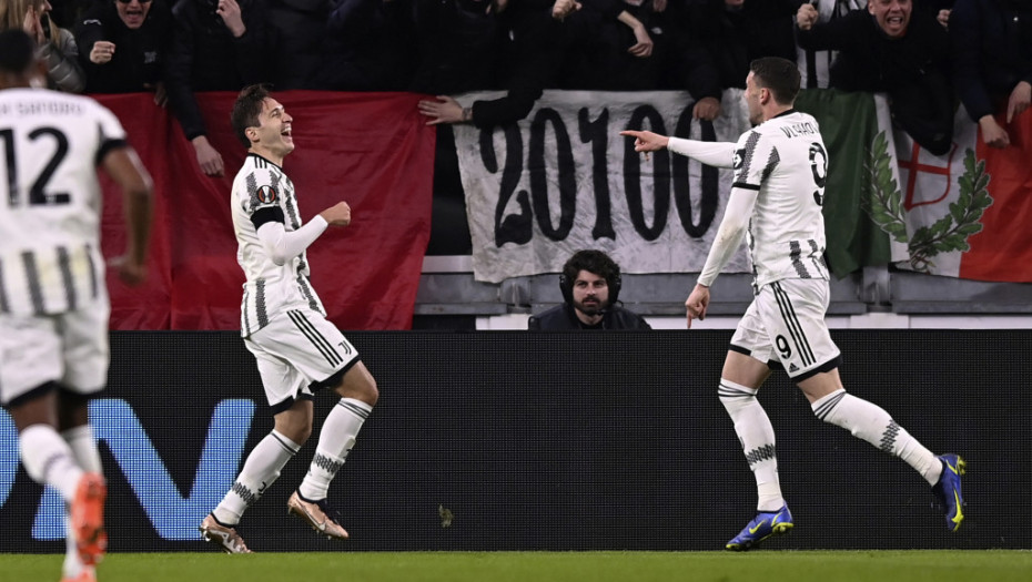 Liga Evrope: Vlahović pogodio za Juventus, ali "kanarinci" odoleli u Torinu