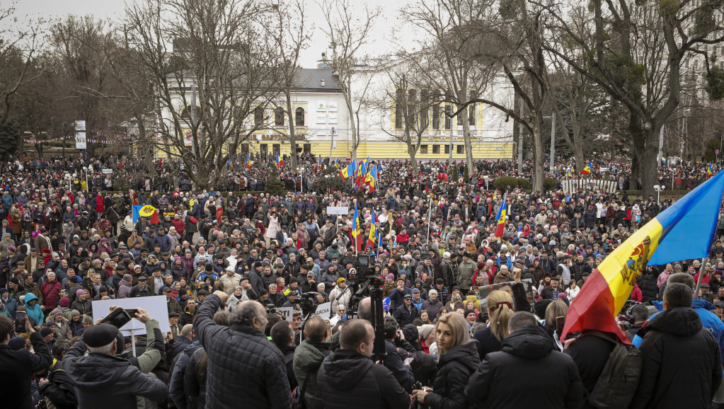 Proruska stranka podržala demonstracije u Moldaviji, tužilaštvo tvrdi: Protest delom finansiran ruskim novcem