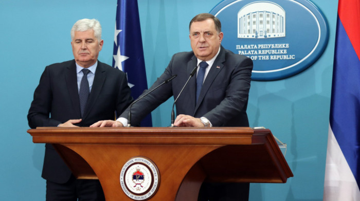 Dodik: Sastanak sa "Trojkom" i Čovićem bio konstruktivan, postignut napredak u vezi sa izbornim zakonom