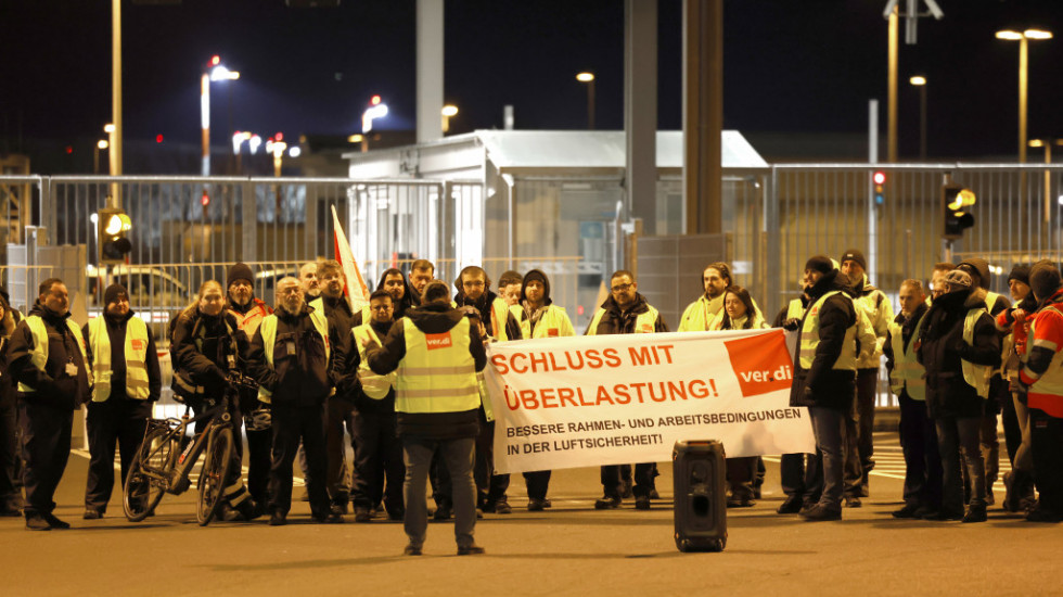 Zbog štrajka na nemačkim regionalnim aerodromima otkazano više od 300 letova