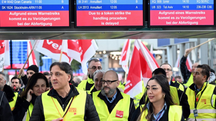 Štrajk zaposlenih na aerodromima u Dizeldorfu i Kelnu