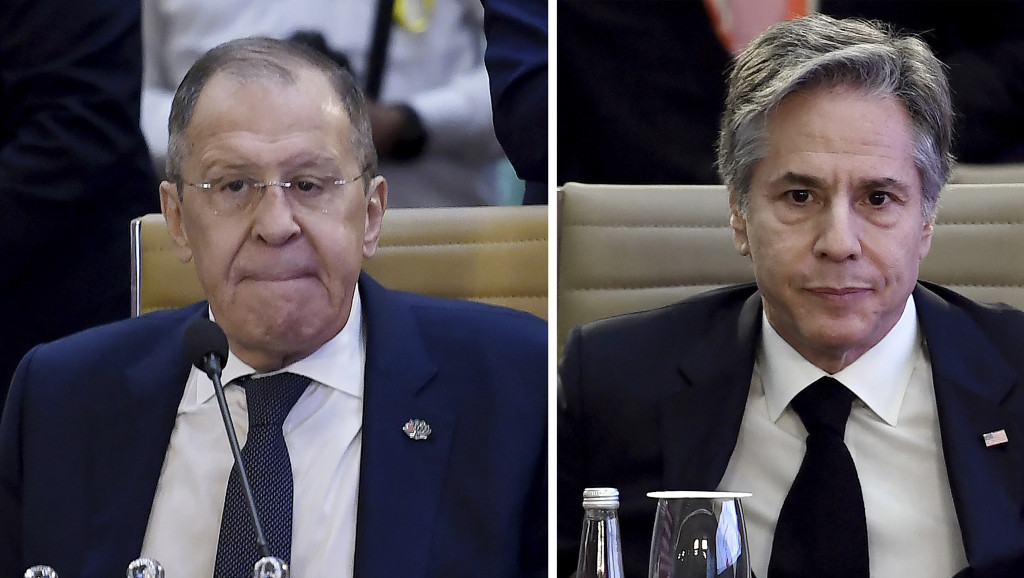 Blinken i Lavrov razgovarali "u hodu" na samitu G20, SAD saopštile svoje tri tačke