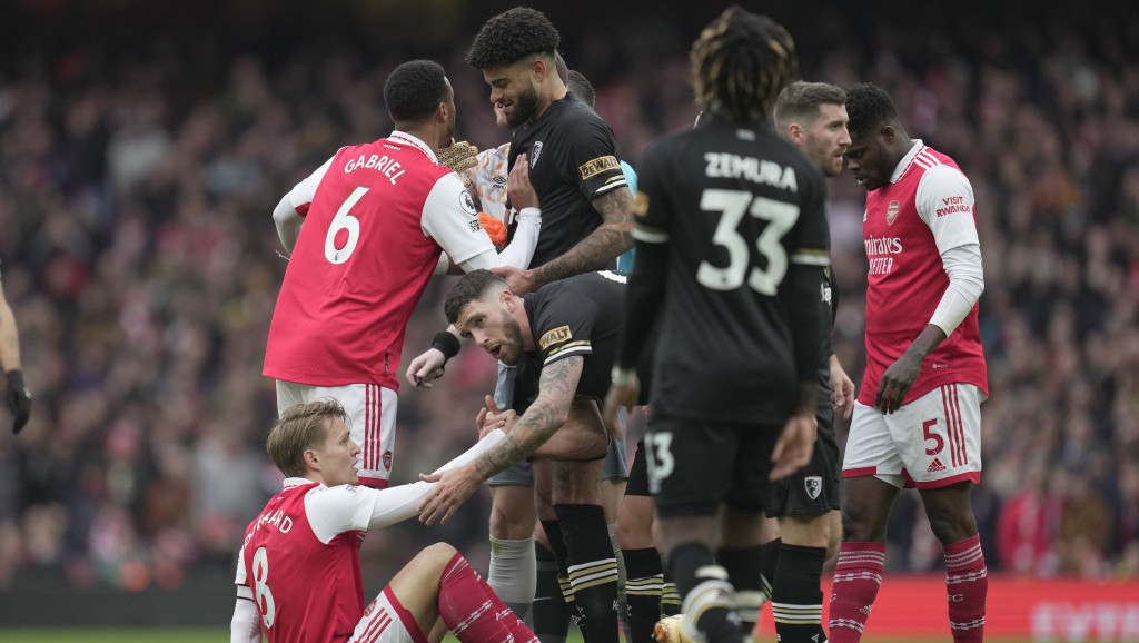 Preokret Arsenala protiv Bornmuta, Nelson doneo pobedu u 7. minutu nadoknade