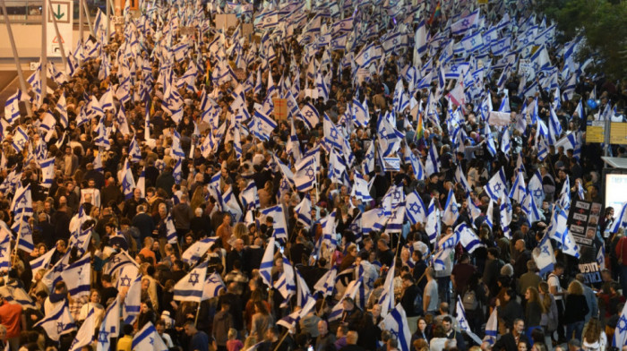 Sve ozbiljniji protesti protiv reforme pravosuđa u Izraelu: Na ulicama širom zemlje 300.000 nezadovoljnih građana