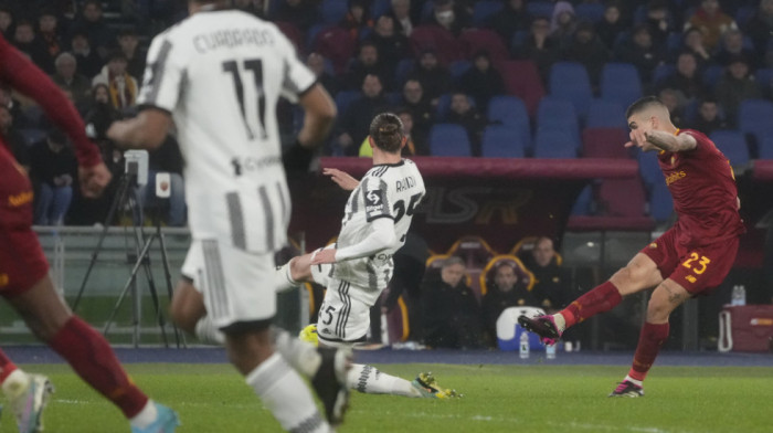 Manćini doneo Romi pobedu nad Juventusom, Mojze Kin izgubio živce posle pola minuta