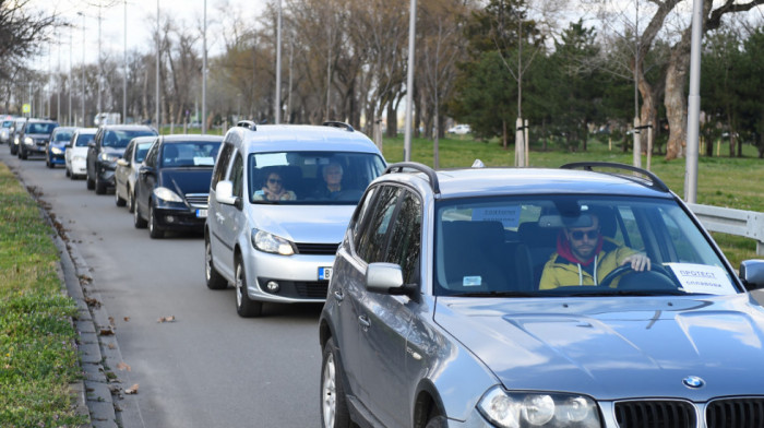 Protest vlasnika beogradskih splavova koji nisu prošli licitaciju