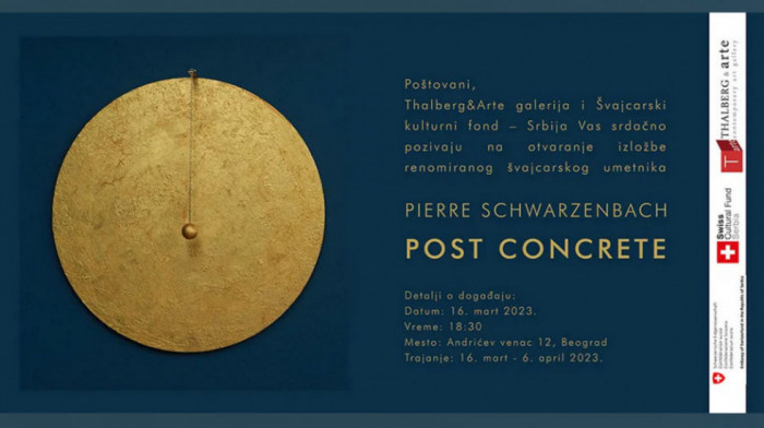 Otvorena izložba "Post Concrete" Pjera Švarcenbaha u beogradskoj ARTE Galeriji