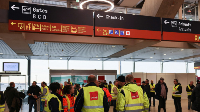 U Nemačkoj otkazano na stotine letova zbog štrajka četiri aerodroma