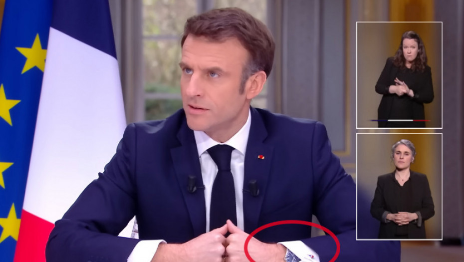 Zašto je Makron skinuo sat: Francuski predsednik svojim postupkom ponovo izazvao gnev javnosti