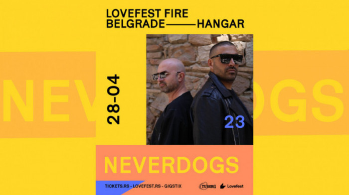 Lovefest Fire 28. aprila u Beogradu: Neverdogs nastupaju uz Džejmija Džounsa