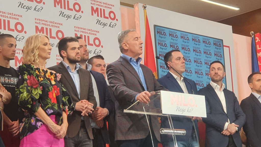 Đukanović: Crna Gora je izabrala i ja to poštujem, čestitam Milatoviću