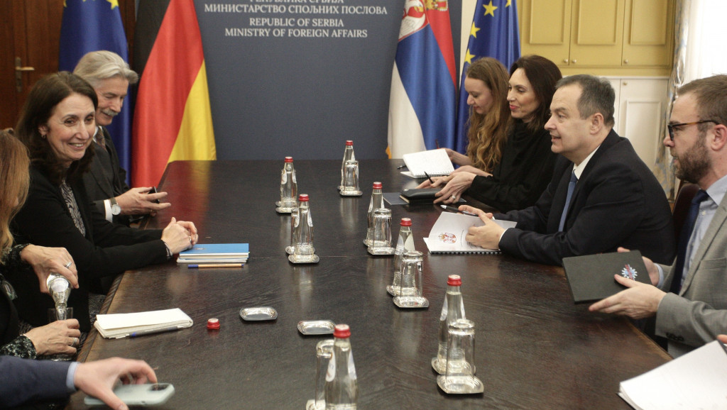 Ministar Dačić primio potpredsednicu Bundestaga