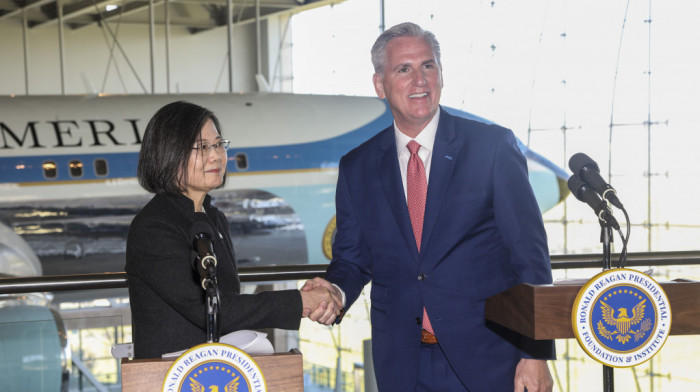 Kevin Mekarti sa  predsednicom Tajvana u Kaliforniji: Cai Ingven je "velika prijateljica Amerike"