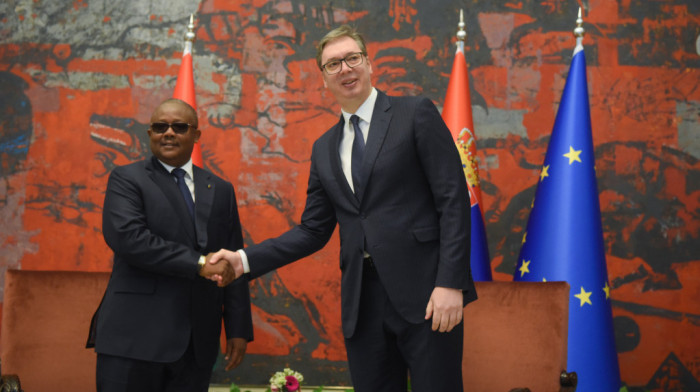 Vučić svečano dočekao predsednika Gvineje Bisao: "Razgovarali smo o važnim pitanjima"