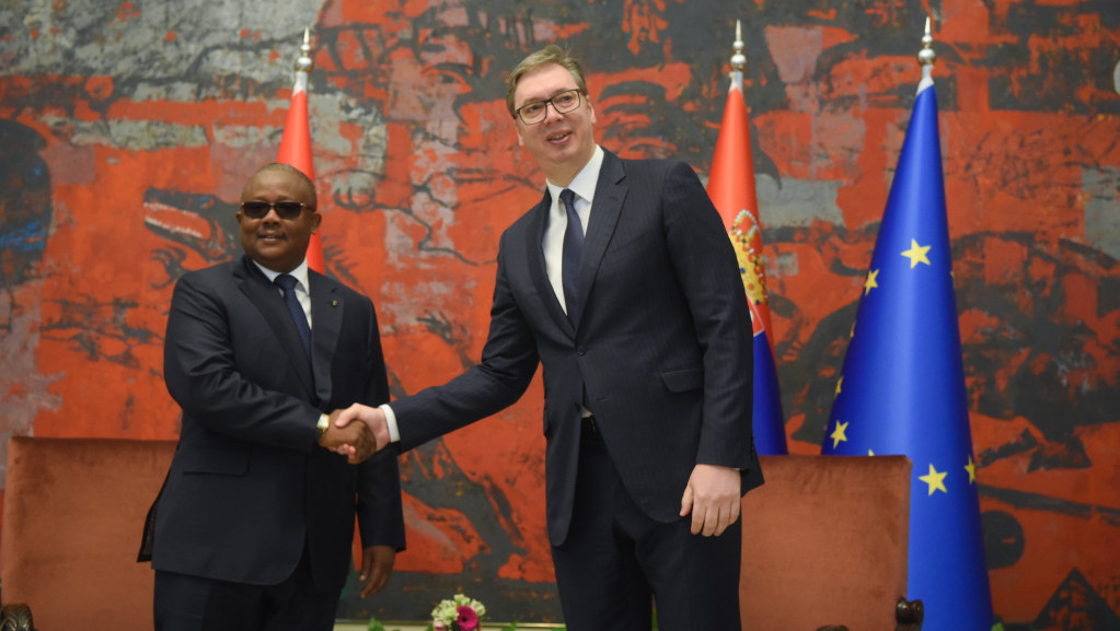 Vučić svečano dočekao predsednika Gvineje Bisao: "Razgovarali smo o važnim pitanjima"
