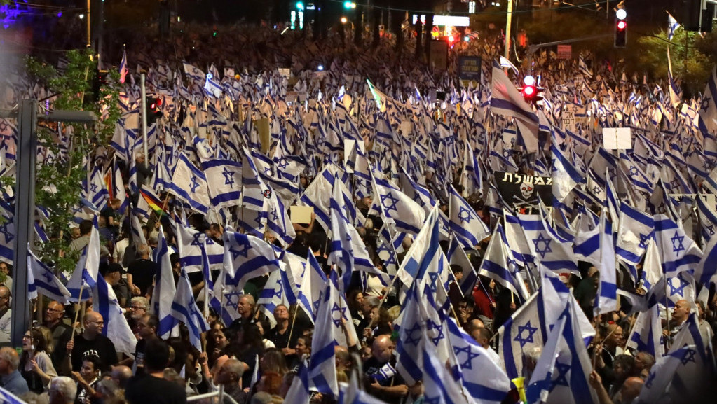Izraelci ne žele Netanjahuovu reformu pravosuđa: Na desetine hiljada ljudi ponovo na ulicama najvećih gradova