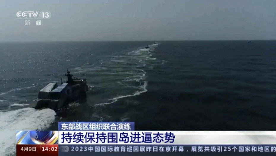 Tajpej: Osam kineskih brodova ostalo oko Tajvana, Ing-ven: "Vojne vežbe neodgovoran postupak"