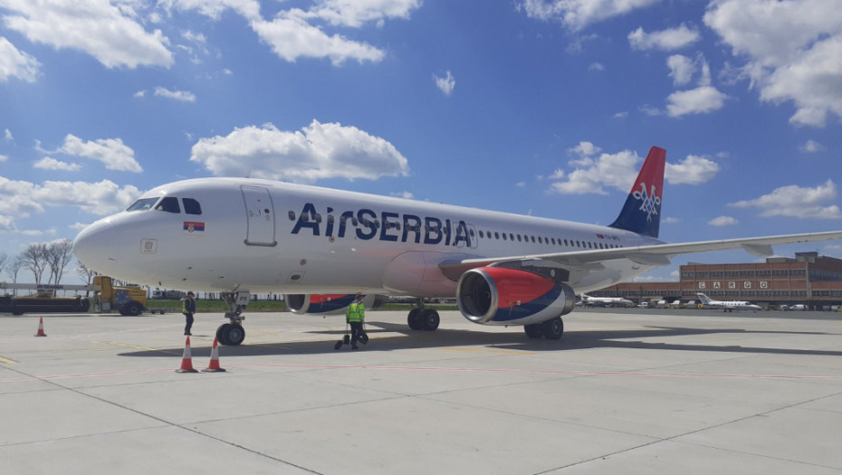 Er Srbija do kraja avgusta premašila ukupan broj putnika iz prošle godine