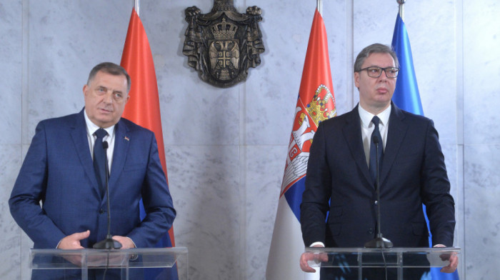 "Situacija po srpski narod veoma teška i složena": Vučić s Dodikom o svim aktuelnim regionalnim pitanjima