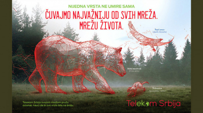 Čuvajmo najvažniju od svih mreža, mrežu života: Telekom Srbija pruža oslonac nauci da bi sve vrste bile na broju
