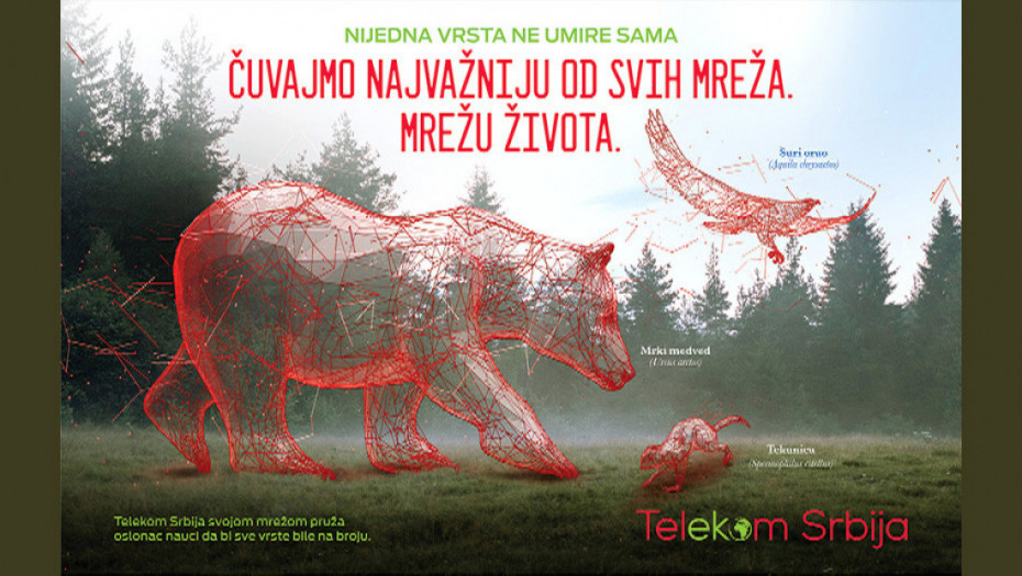 Čuvajmo najvažniju od svih mreža, mrežu života: Telekom Srbija pruža oslonac nauci da bi sve vrste bile na broju