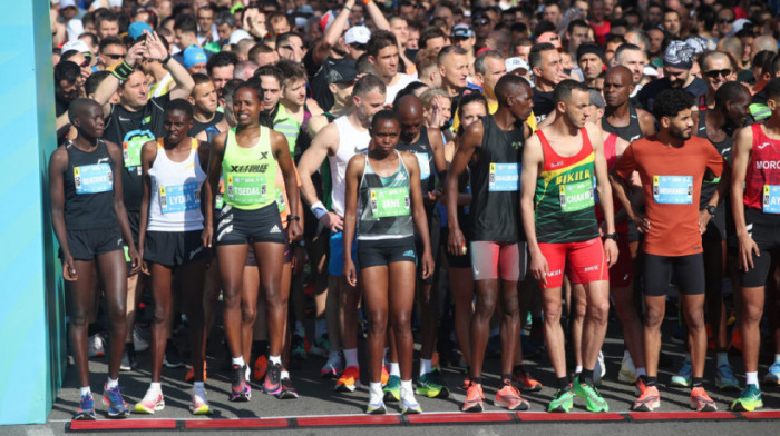 Marokanac Lahgar Čakib i Etiopljanka Fejne Gudeto pobednici 36. Beogradskog maratona