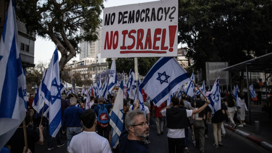 Izraelci protestovali protiv reforme pravosuđa 18. nedelju zaredom