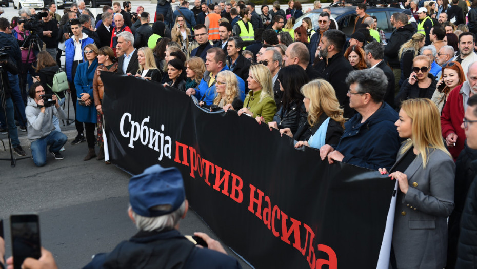 Novi protest "Srbija protiv nasilja" u petak u 18 časova