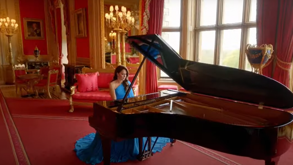 "Stefania" na kraljevskim dirkama: Kejt Midlton svirala klavir u evrovizijskom spotu grupe Kalush Orchestra