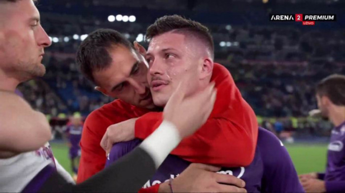 Luka Jović skrhan nakon poraza od Intera u finalu Kupa Italije