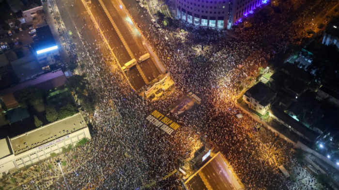 Desetine hiljada Izraelaca ponovo na ulicama: Protesti protiv reforme pravosuđe ušli u 21. nedelju