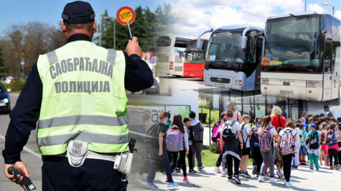 Kako se kontrolišu autobusi koji voze decu na ekskurzije: Policija isključila osam vozača zbog alkohola
