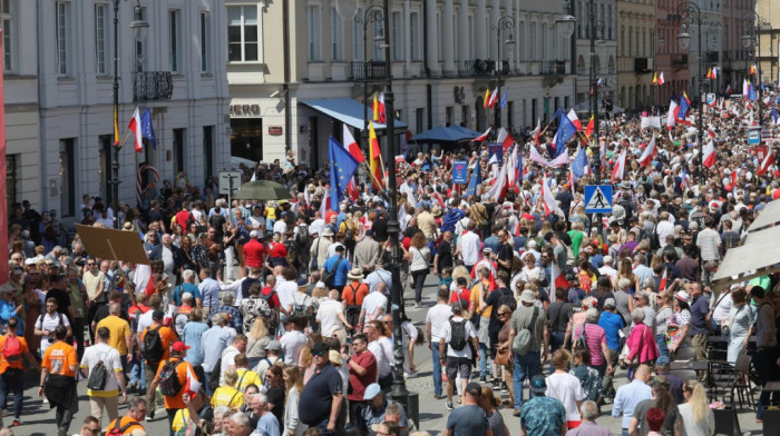 U Varšavi protest povodom godišnjice od prvih demokratskih izbora