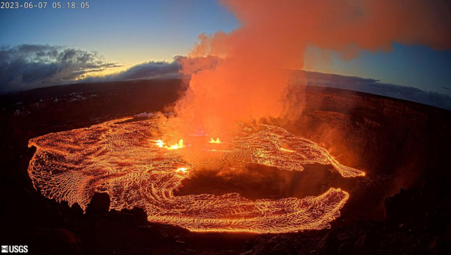 "Mnogo izbacivati": Erupcija vulkana Kilauea na Velikom ostrvu u havajskom arhipelagu