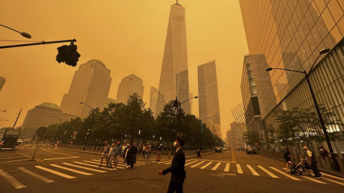 Njujork "progutao" mrak: Severna Amerika u problemu zbog šumskih požara u Kanadi
