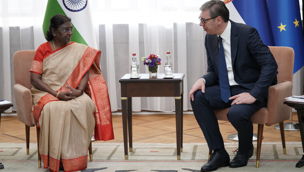 Vučić sa predsednicom Indije: Razgovarali smo o saradnji u šest najvažnijih oblasti